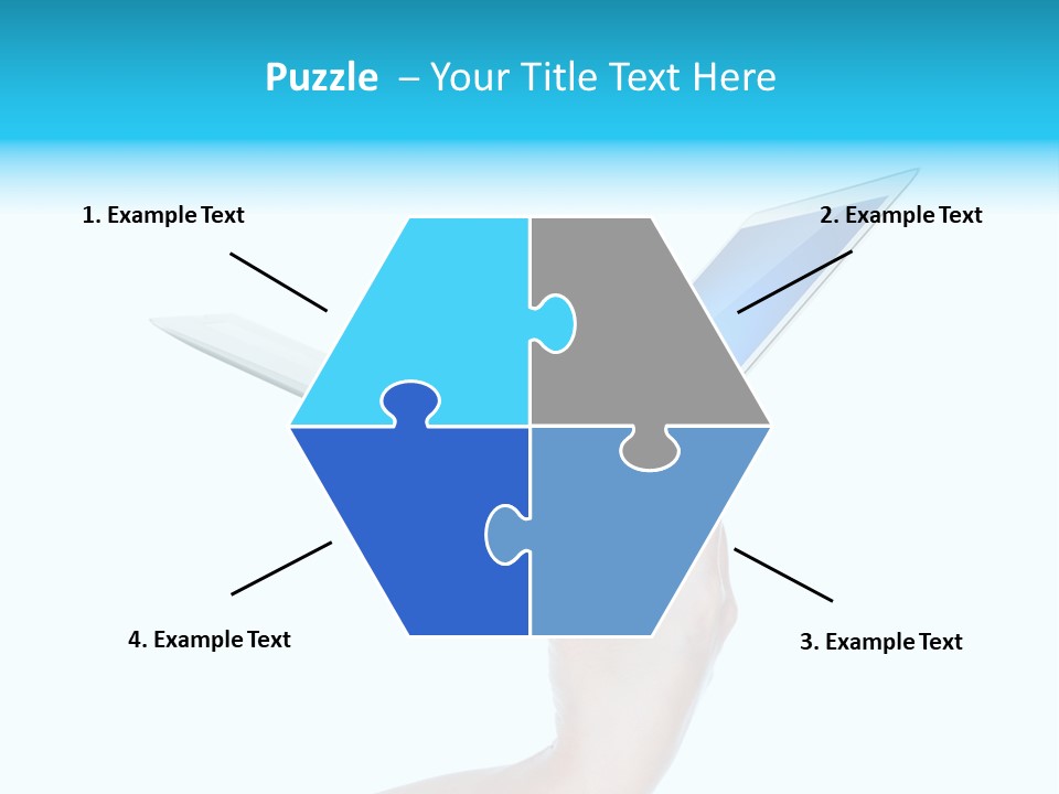 Adult Part Holding PowerPoint Template