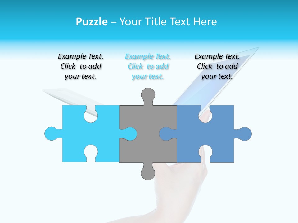 Adult Part Holding PowerPoint Template