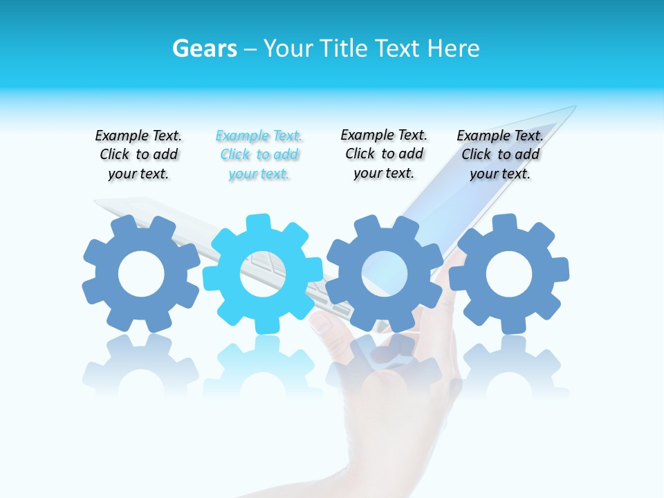 Adult Part Holding PowerPoint Template