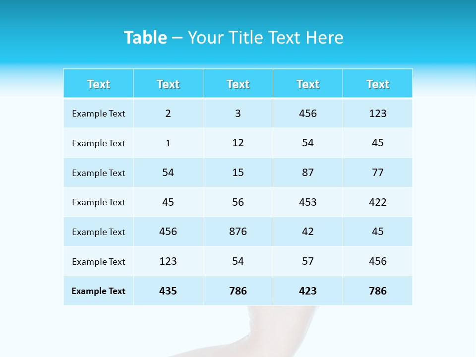 Adult Part Holding PowerPoint Template
