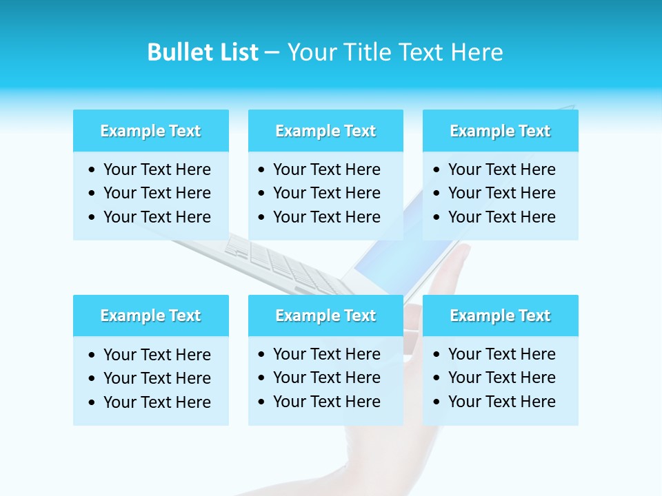 Adult Part Holding PowerPoint Template