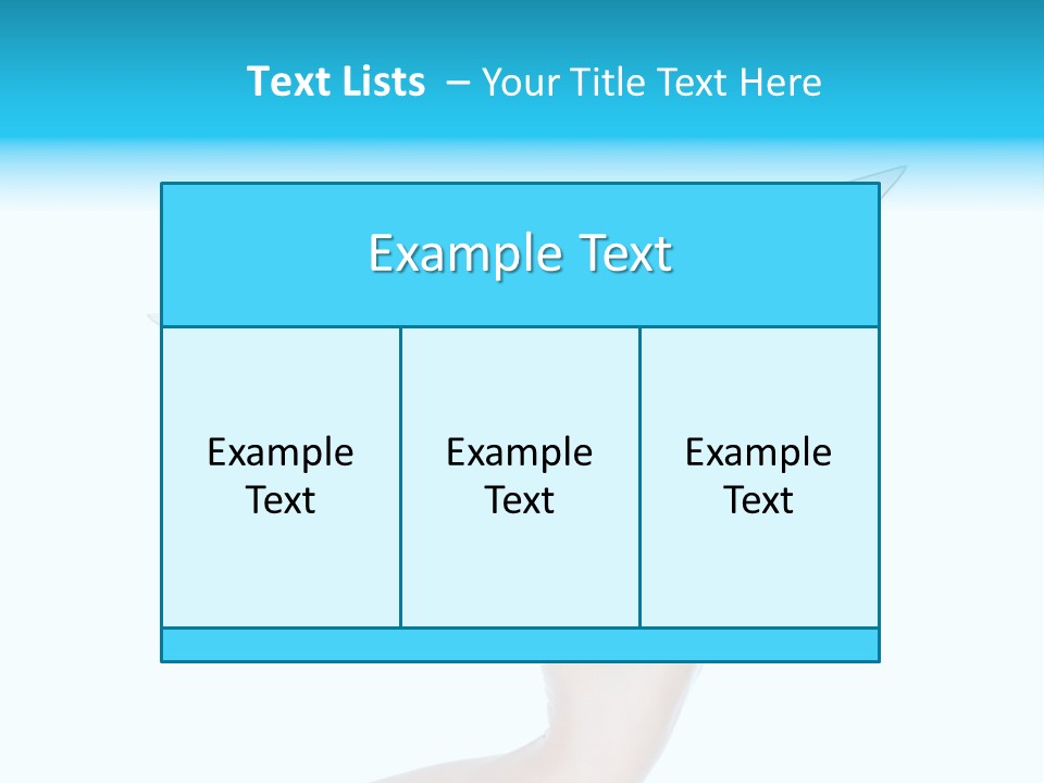Adult Part Holding PowerPoint Template