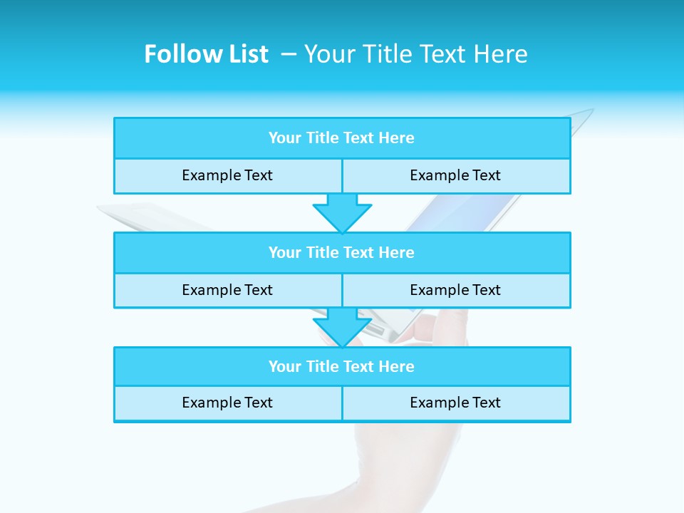 Adult Part Holding PowerPoint Template