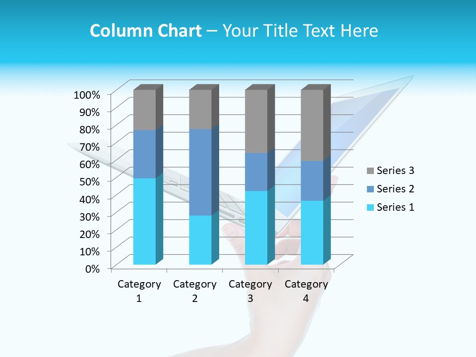Adult Part Holding PowerPoint Template