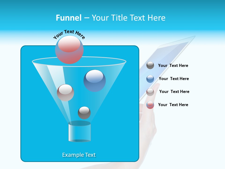 Adult Part Holding PowerPoint Template