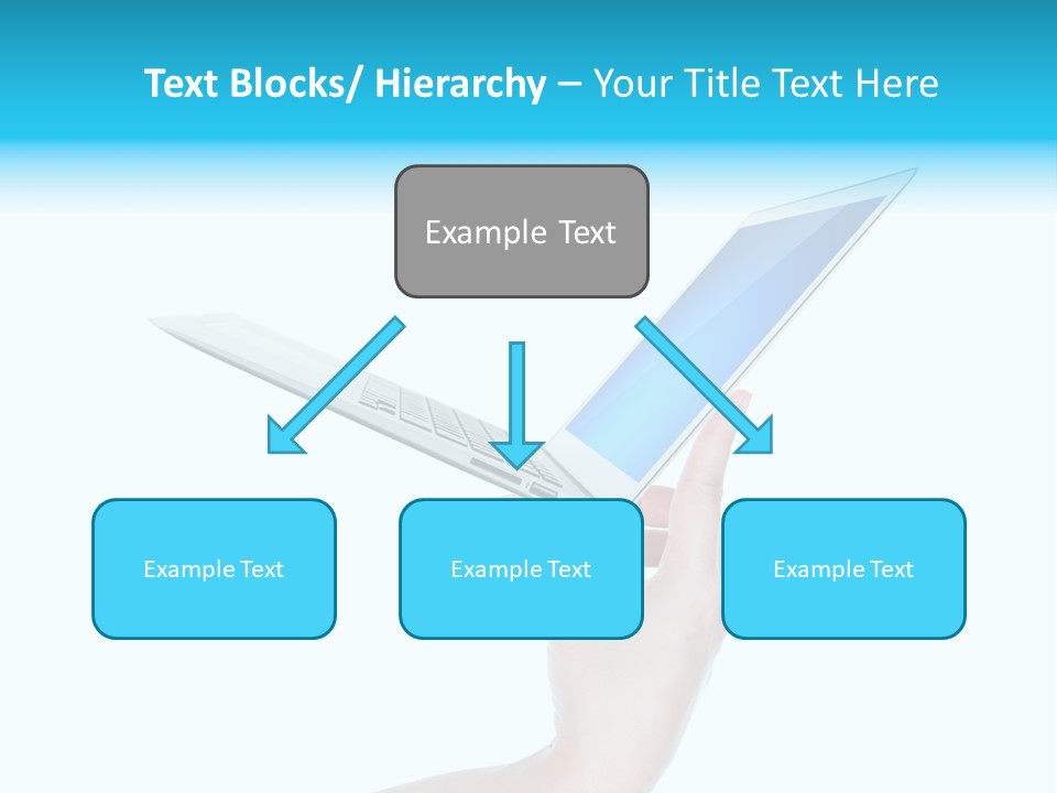 Adult Part Holding PowerPoint Template