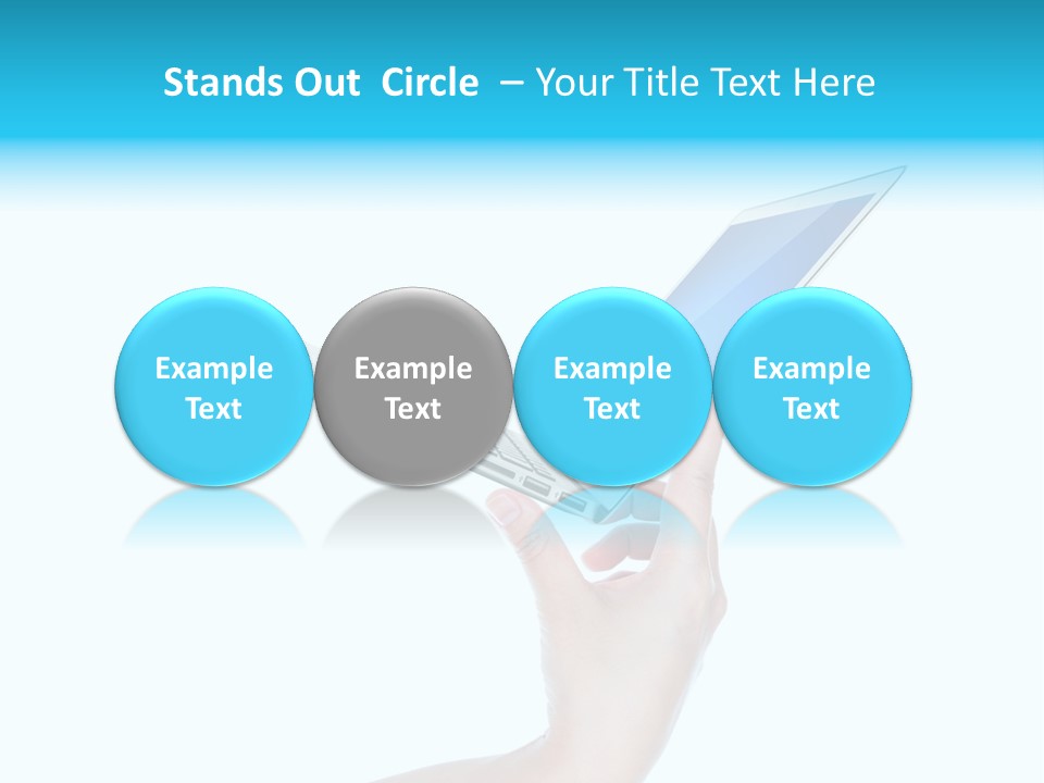 Adult Part Holding PowerPoint Template