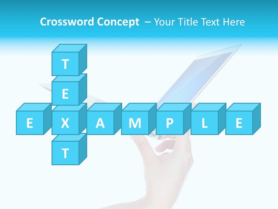 Adult Part Holding PowerPoint Template