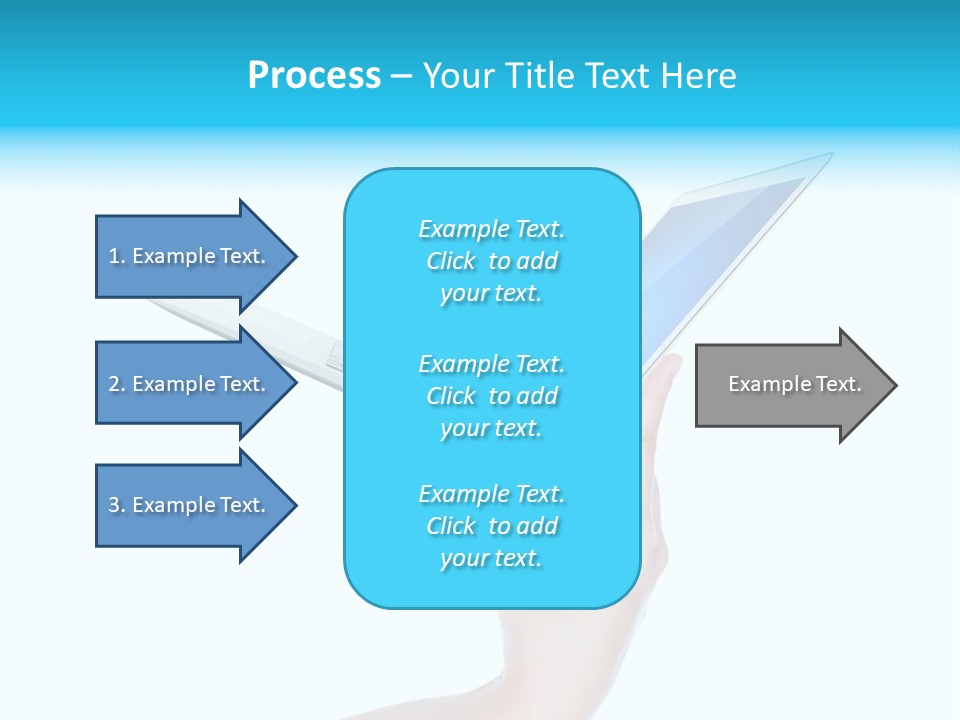 Adult Part Holding PowerPoint Template