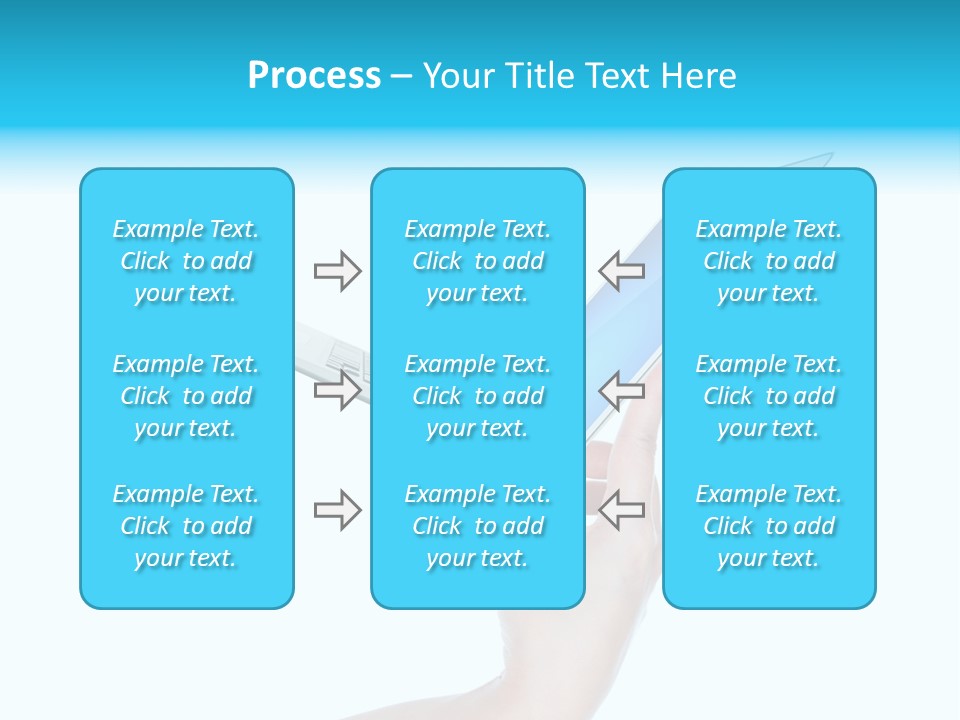 Adult Part Holding PowerPoint Template