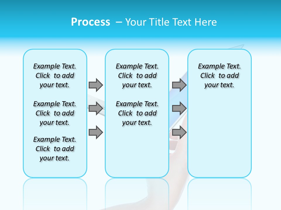 Adult Part Holding PowerPoint Template