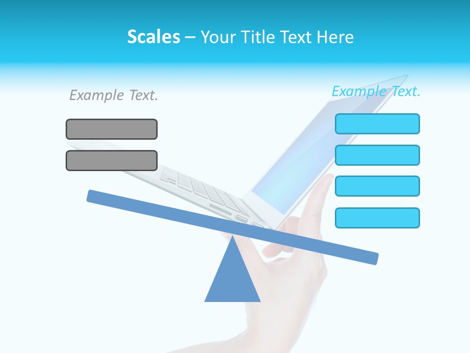 Adult Part Holding PowerPoint Template