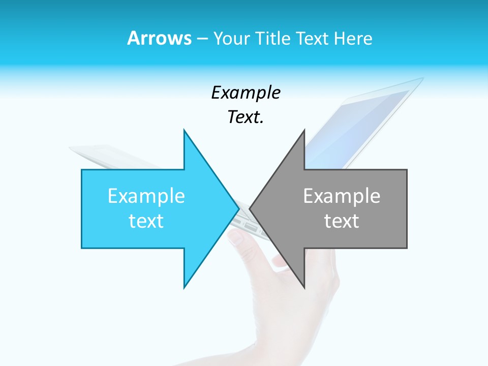 Adult Part Holding PowerPoint Template