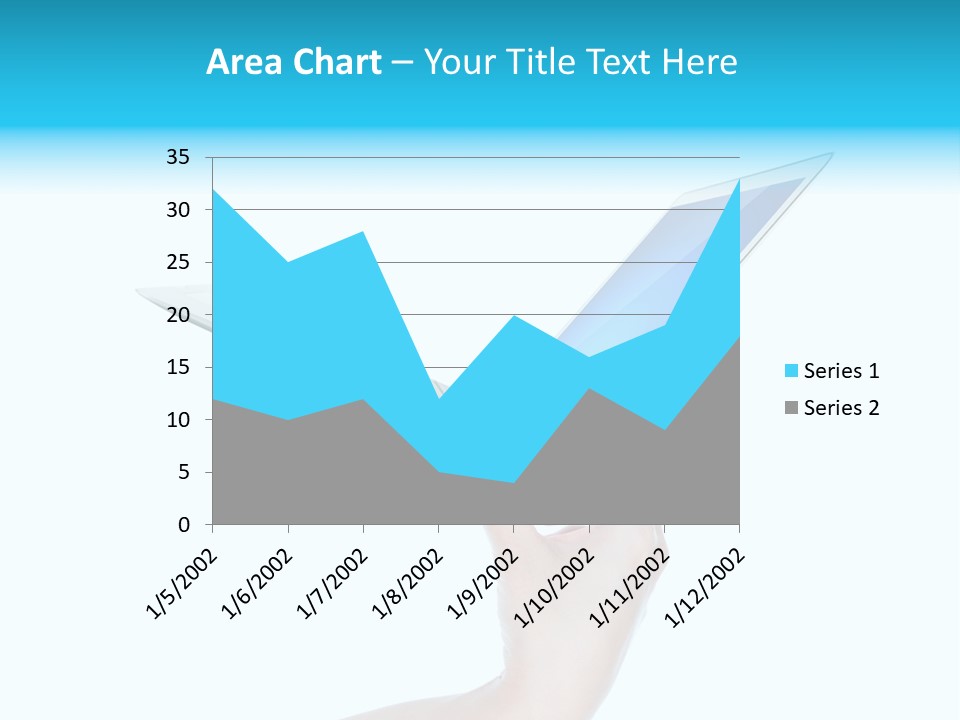 Adult Part Holding PowerPoint Template