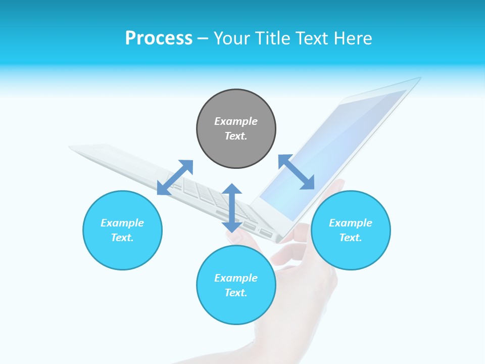 Adult Part Holding PowerPoint Template