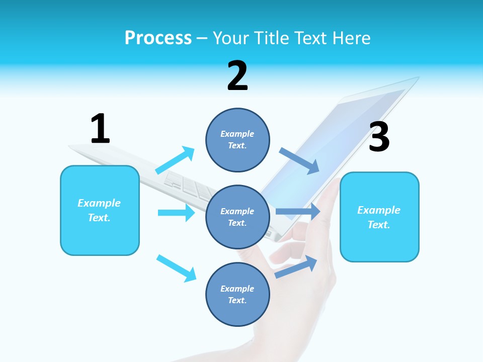 Adult Part Holding PowerPoint Template