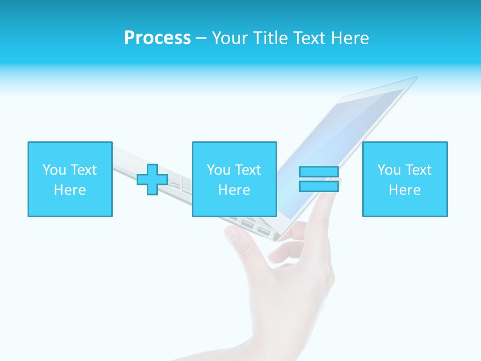 Adult Part Holding PowerPoint Template