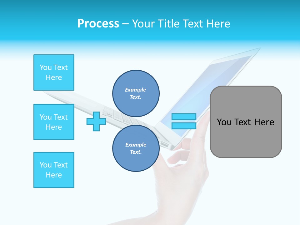 Adult Part Holding PowerPoint Template