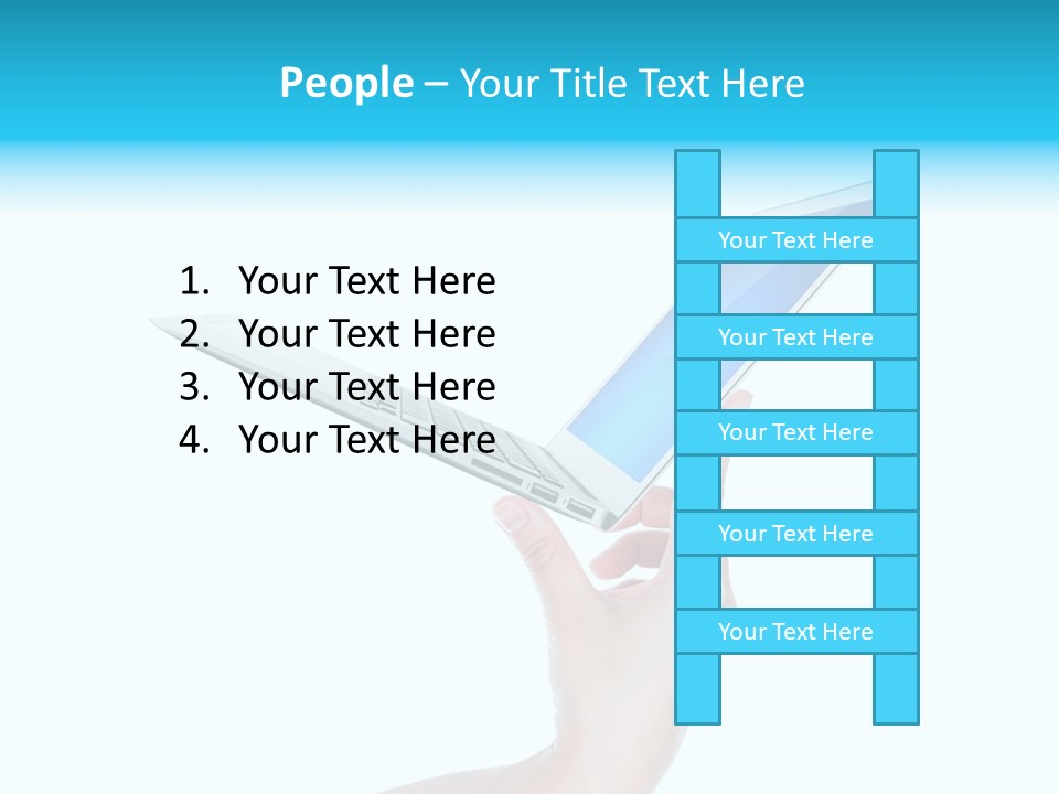 Adult Part Holding PowerPoint Template