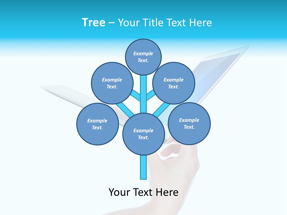 Adult Part Holding PowerPoint Template