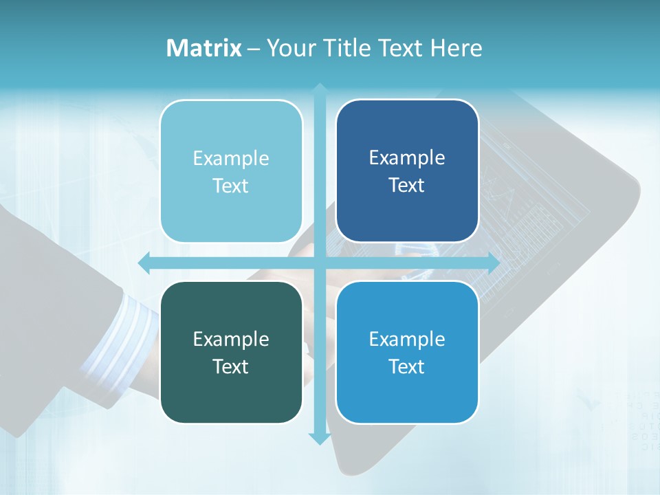 Gadget Microscopic Defocused PowerPoint Template