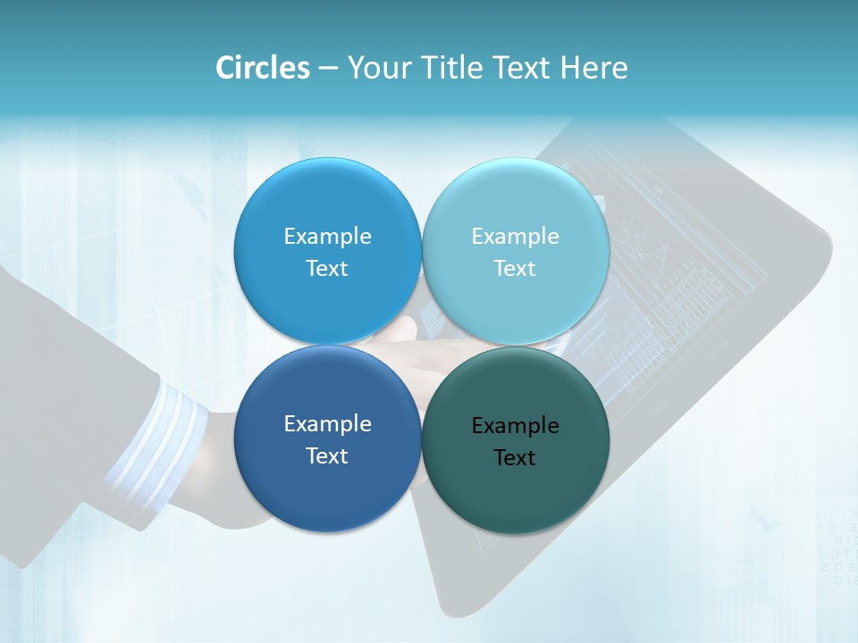 Gadget Microscopic Defocused PowerPoint Template