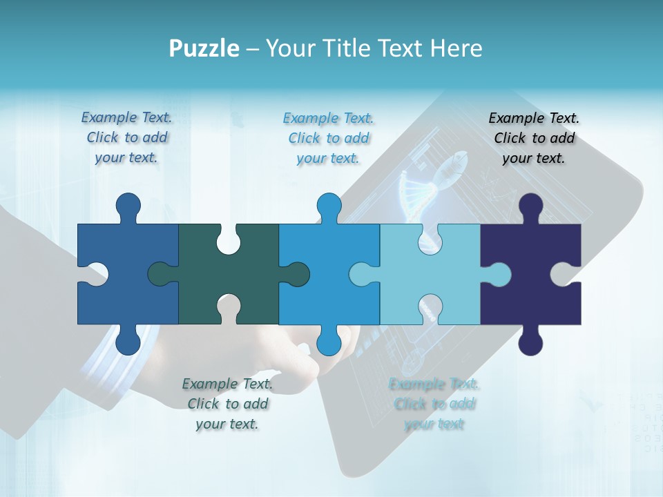 Gadget Microscopic Defocused PowerPoint Template