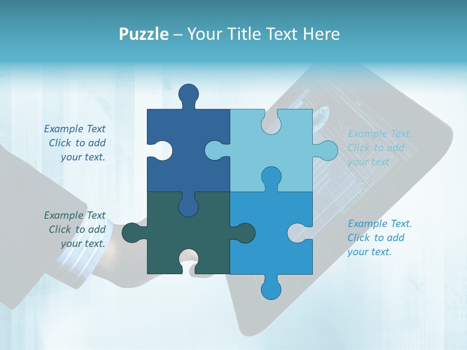 Gadget Microscopic Defocused PowerPoint Template