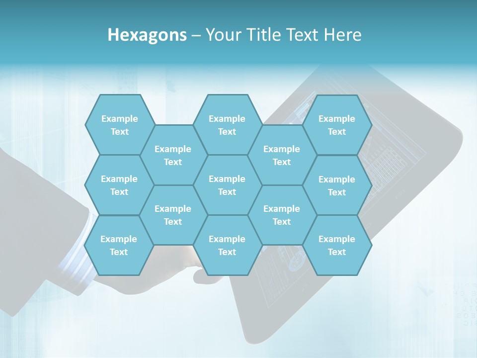 Gadget Microscopic Defocused PowerPoint Template