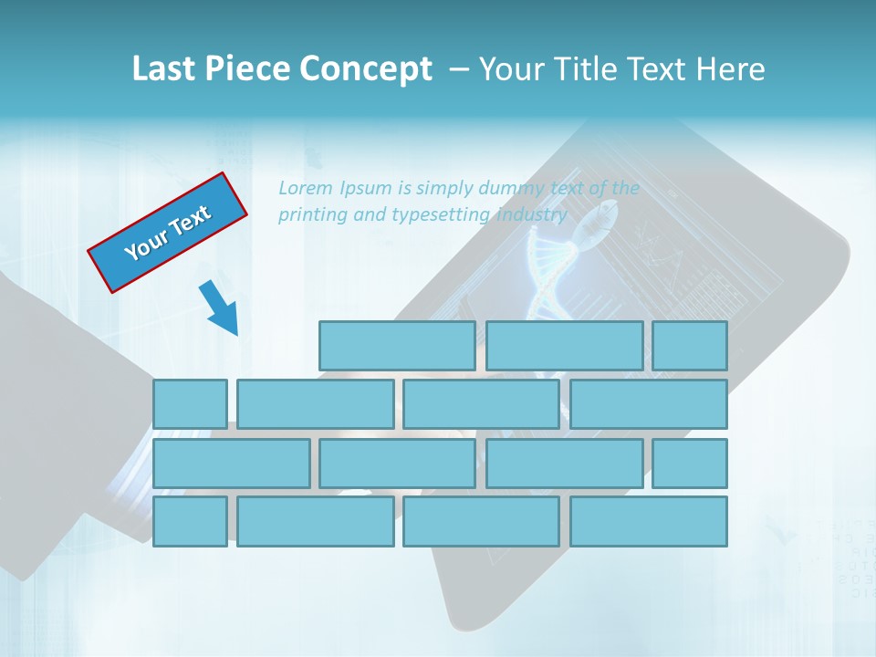 Gadget Microscopic Defocused PowerPoint Template