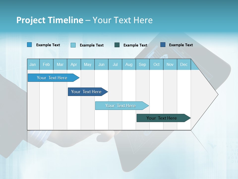 Gadget Microscopic Defocused PowerPoint Template