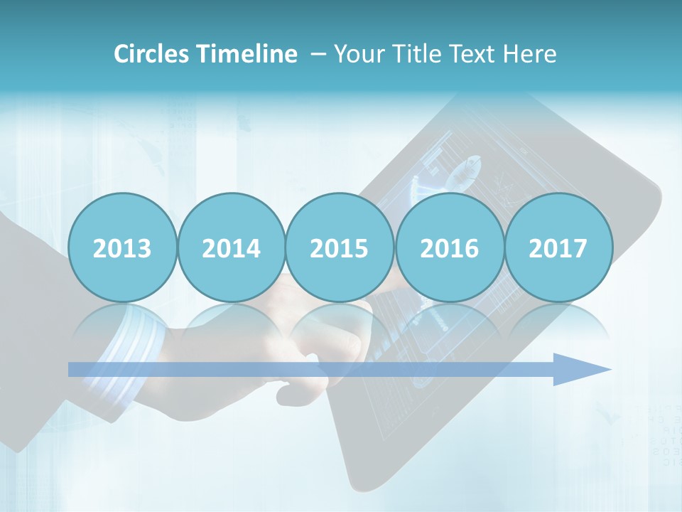 Gadget Microscopic Defocused PowerPoint Template