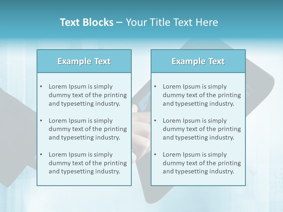 Gadget Microscopic Defocused PowerPoint Template