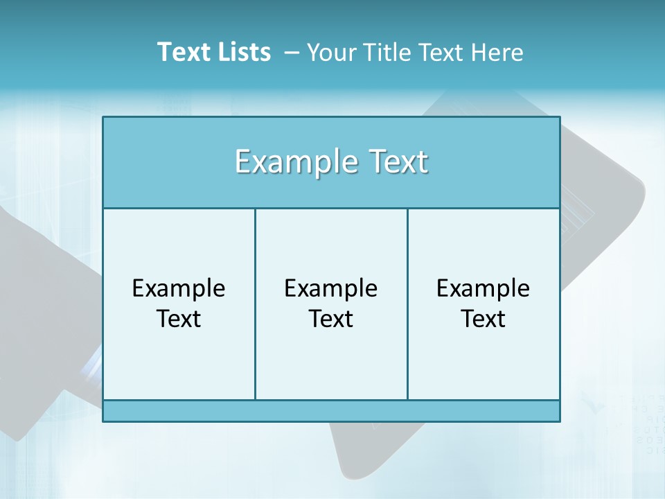Gadget Microscopic Defocused PowerPoint Template