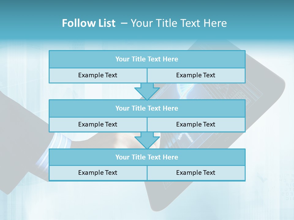 Gadget Microscopic Defocused PowerPoint Template