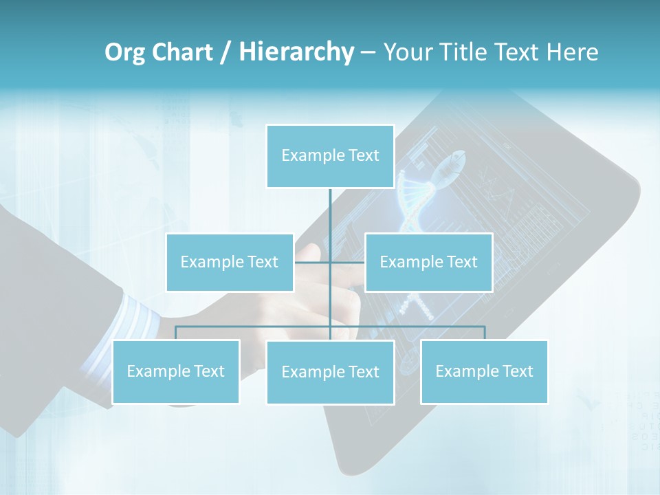 Gadget Microscopic Defocused PowerPoint Template