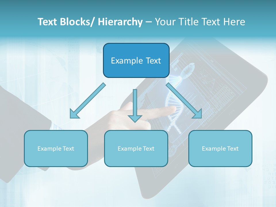 Gadget Microscopic Defocused PowerPoint Template