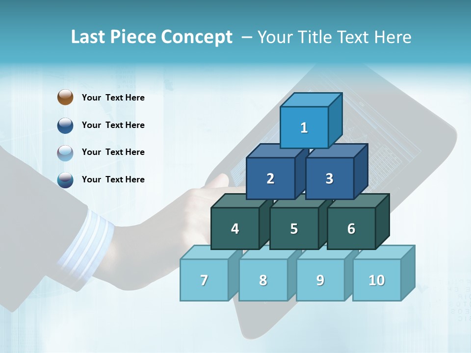 Gadget Microscopic Defocused PowerPoint Template
