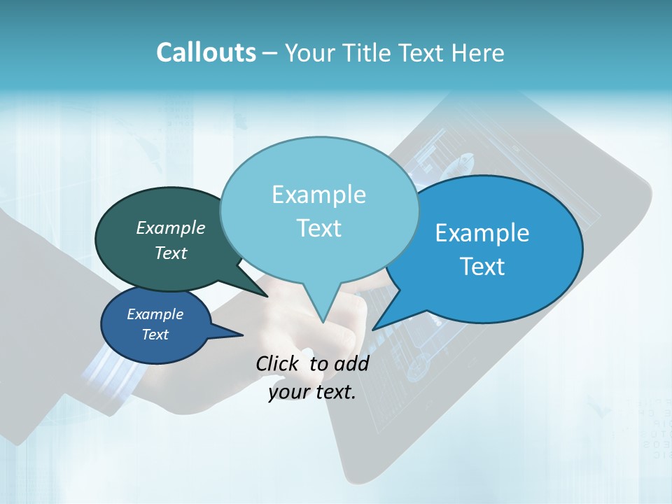 Gadget Microscopic Defocused PowerPoint Template