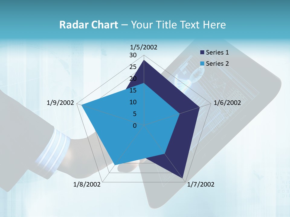 Gadget Microscopic Defocused PowerPoint Template