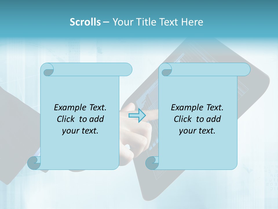Gadget Microscopic Defocused PowerPoint Template