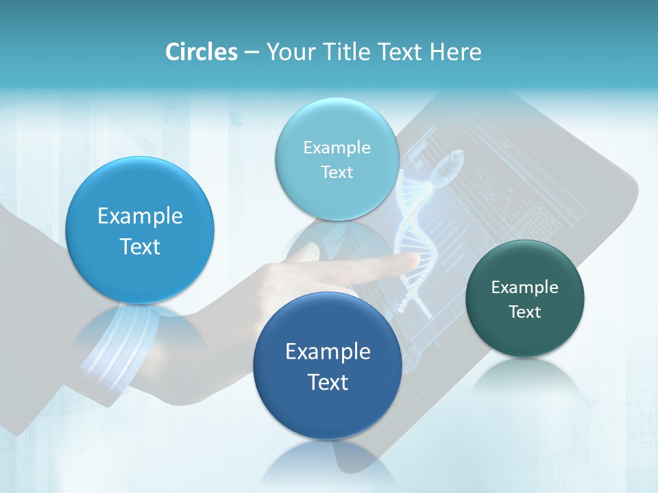 Gadget Microscopic Defocused PowerPoint Template
