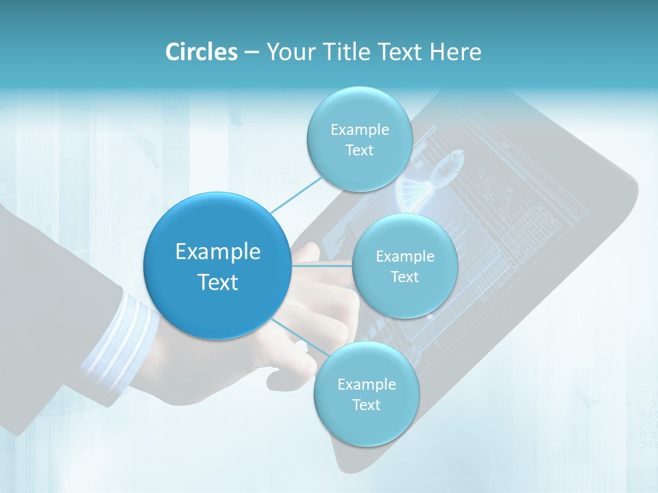 Gadget Microscopic Defocused PowerPoint Template
