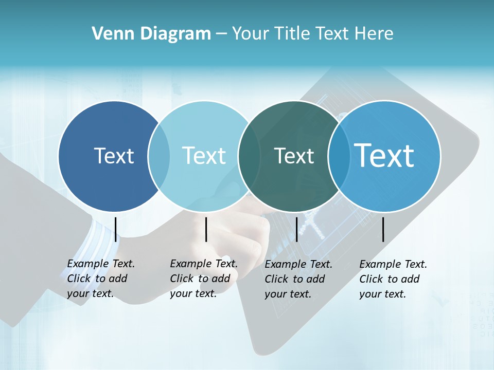 Gadget Microscopic Defocused PowerPoint Template
