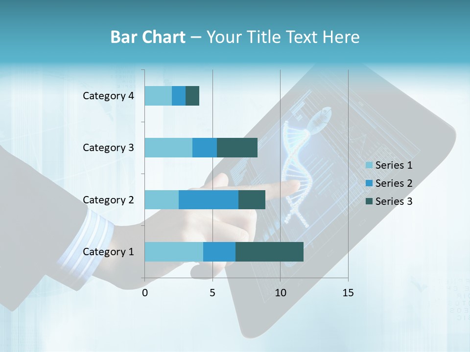 Gadget Microscopic Defocused PowerPoint Template