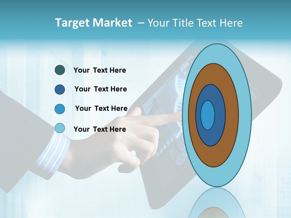 Gadget Microscopic Defocused PowerPoint Template