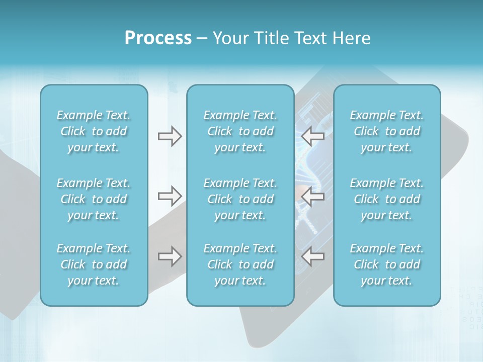 Gadget Microscopic Defocused PowerPoint Template