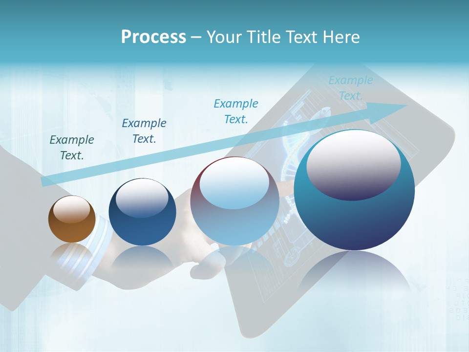 Gadget Microscopic Defocused PowerPoint Template