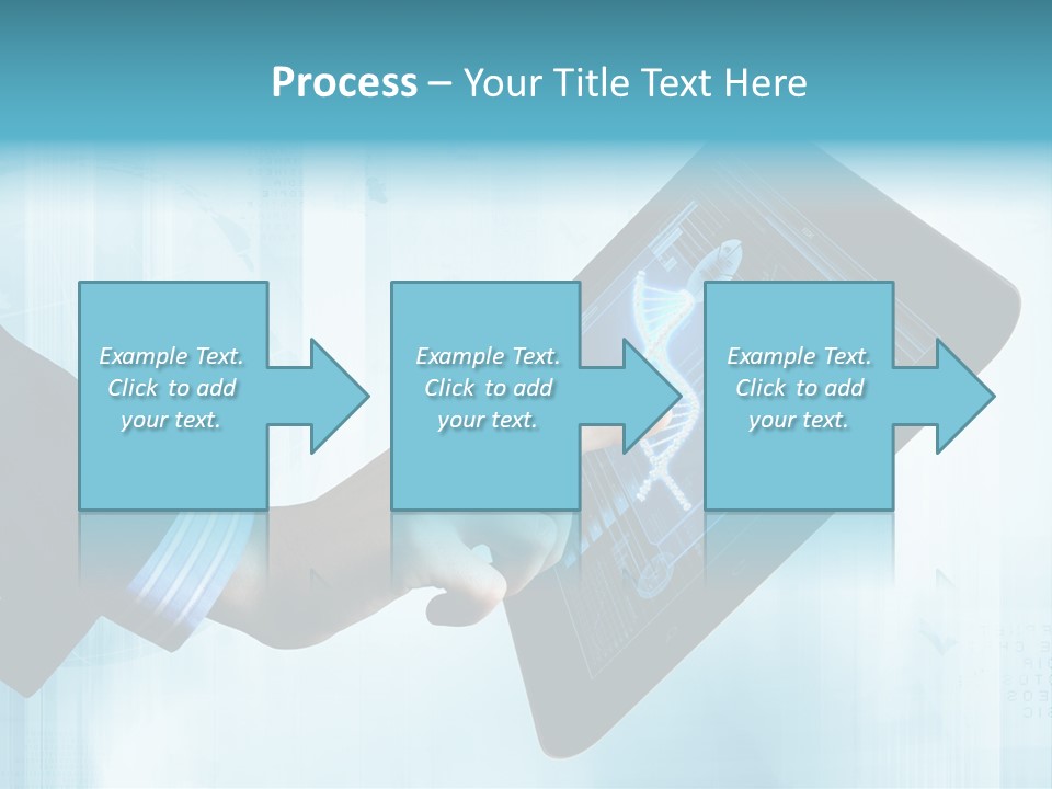 Gadget Microscopic Defocused PowerPoint Template