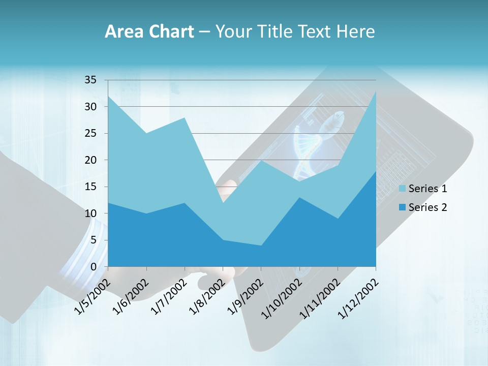 Gadget Microscopic Defocused PowerPoint Template